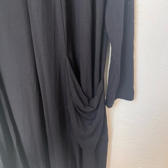 Eileen Fisher black duster cardigan size L - Picture 4 of 7